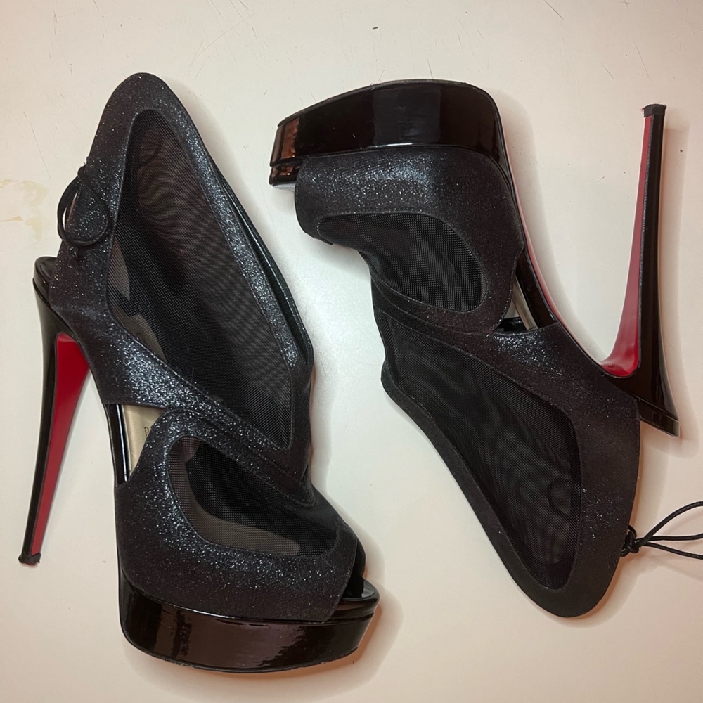 louboutin butterfly heels